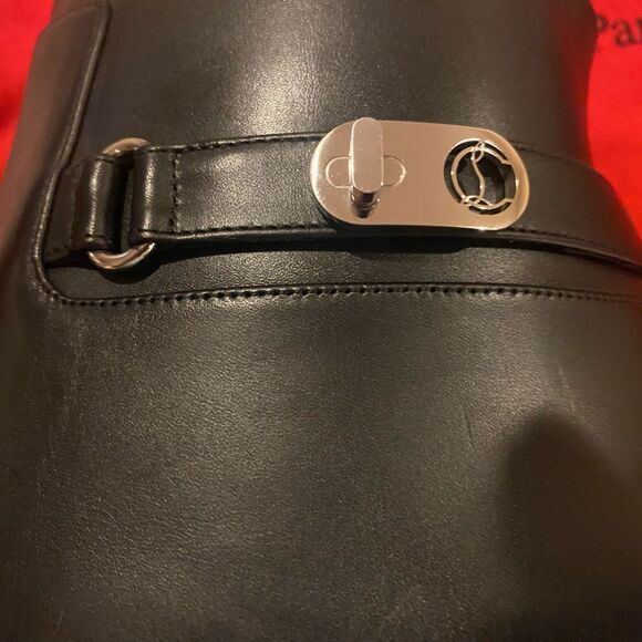 Lock So Kate Leather Red Sole Booties - Picture 11 of 13